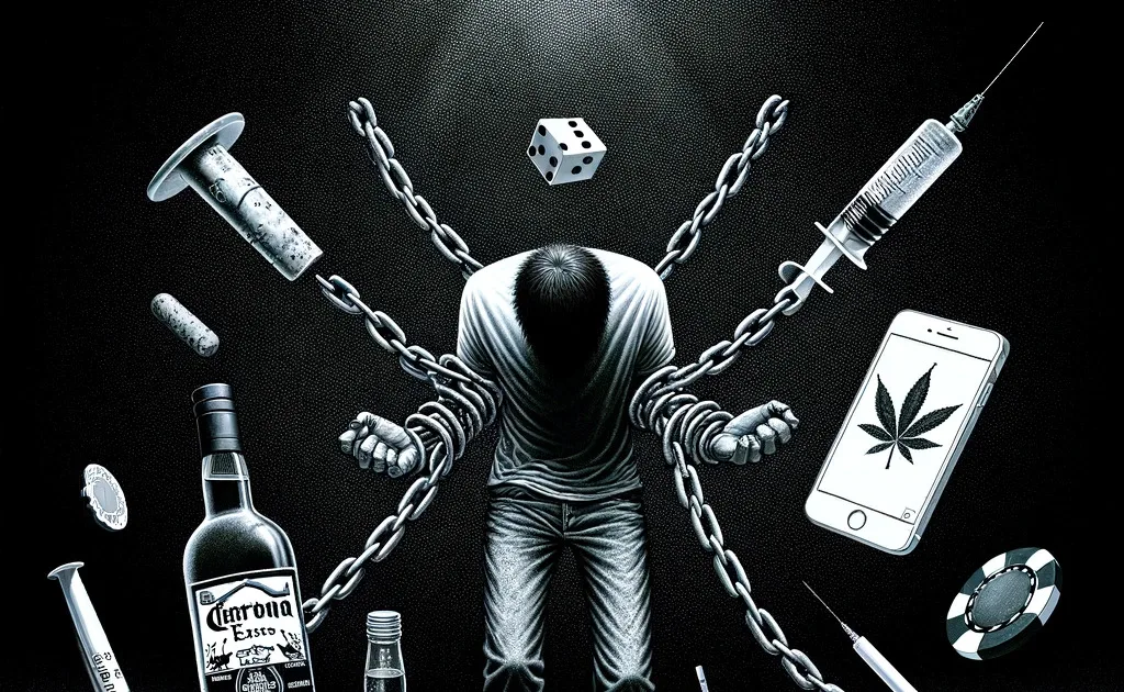 Addiction et dépendance aux drogues légales et illégales