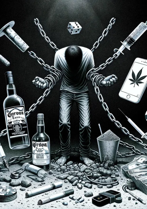 Addiction et dépendance aux drogues légales et illégales