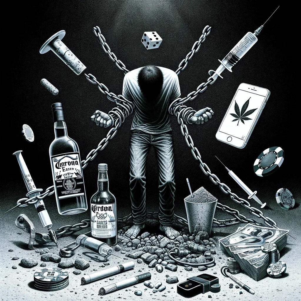 Addiction et dépendance aux drogues légales et illégales