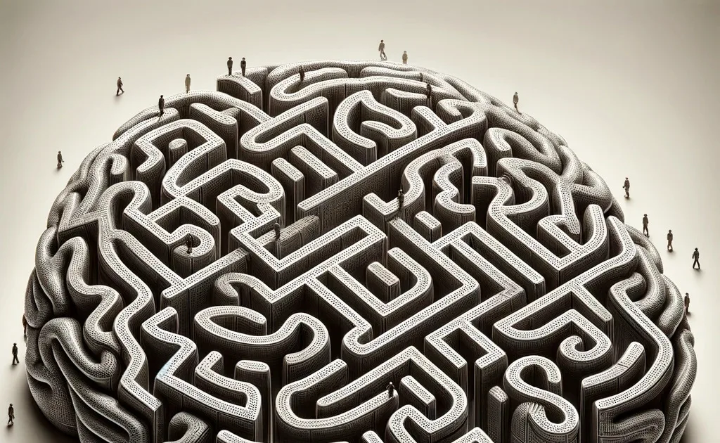 Infographie détaillée sur les biais cognitifs montrant le Système 1 (pensée rapide) et le Système 2 (pensée lente), avec des icônes pour l'aversion à la perte et le biais de confirmation.