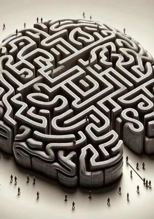 Infographie détaillée sur les biais cognitifs montrant le Système 1 (pensée rapide) et le Système 2 (pensée lente), avec des icônes pour l'aversion à la perte et le biais de confirmation.