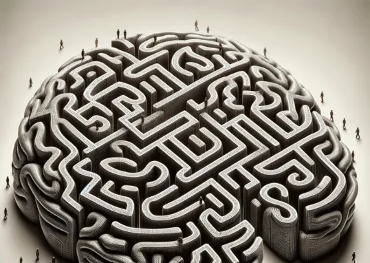 Infographie détaillée sur les biais cognitifs montrant le Système 1 (pensée rapide) et le Système 2 (pensée lente), avec des icônes pour l'aversion à la perte et le biais de confirmation.